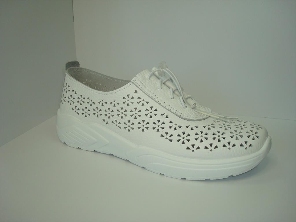 010ПБ-Ж-К0 (770181-33-09900) (08) Бел 37-1,38-2,39-2,40-2,41-1,42-1 Almi П/ботинки Повсед Оксфорд Нат.кожа, Без подклада, ПУ Лето жен