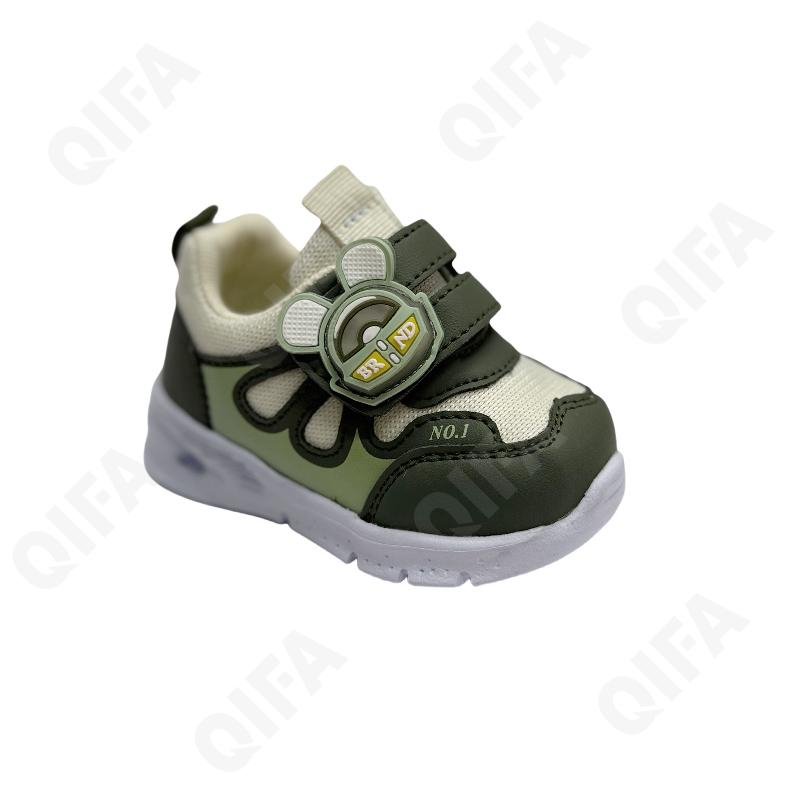 RC578_QFD1033-325 серо-зеленый 18-2,19-2,20-2,21-2,22-2 Аутфорс П/ботинки Актив.отдых Кроссовки Иск.мат, Текстиль, ЭВА (EVA-Этиленвинилацетат) В/О Муж