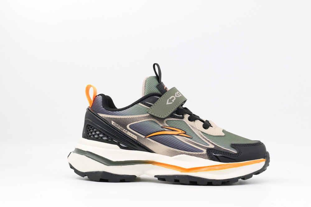 731197с-2 черный-хаки 33-1,34-1,35-1,36-1,37-1 Kapika П/ботинки Актив.отдых Кроссовки Иск.мат, Текстиль В/О Муж