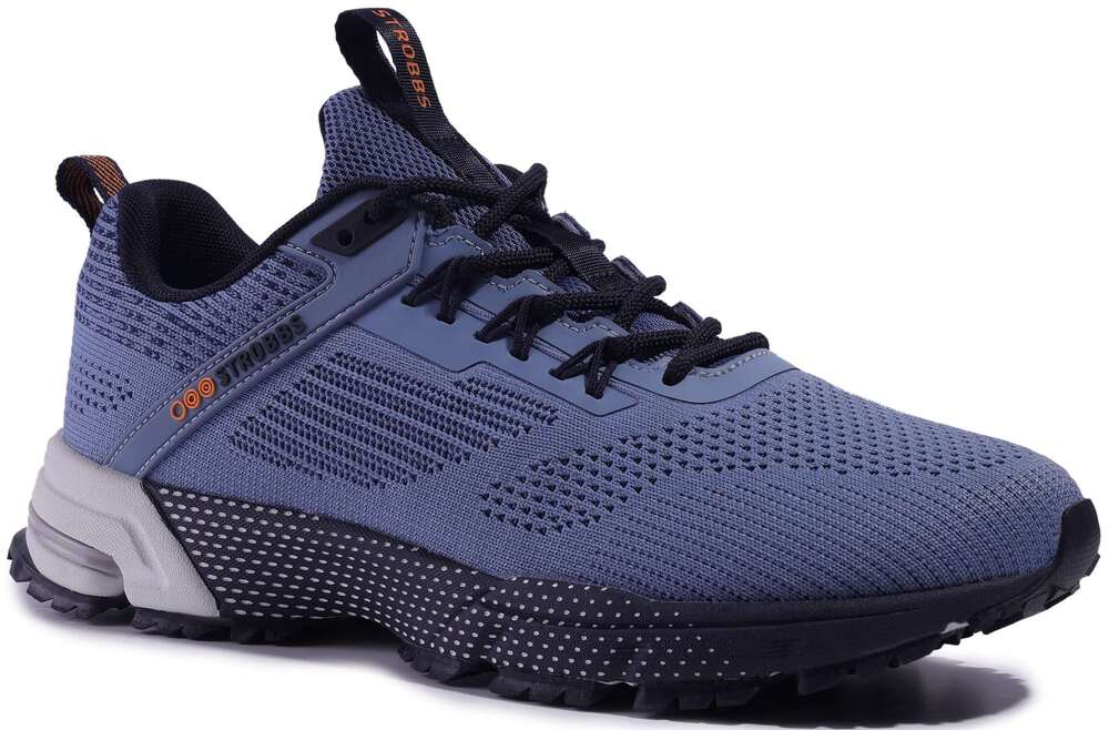 C3517-5 Син 41-1,42-2,43-2,44-2,45-1 Strobbs П/ботинки Актив.отдых Кроссовки Иск.мат, Текстиль, ЭВА,Резина,ТПУ вставка В/О Муж