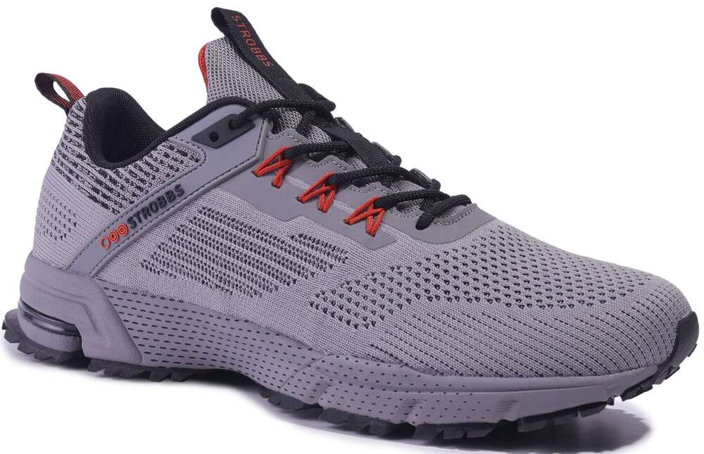 C3517-10 Сер 41-1,42-2,43-2,44-2,45-1 Strobbs П/ботинки Актив.отдых Кроссовки Иск.мат, Текстиль, ЭВА,Резина,ТПУ вставка В/О Муж