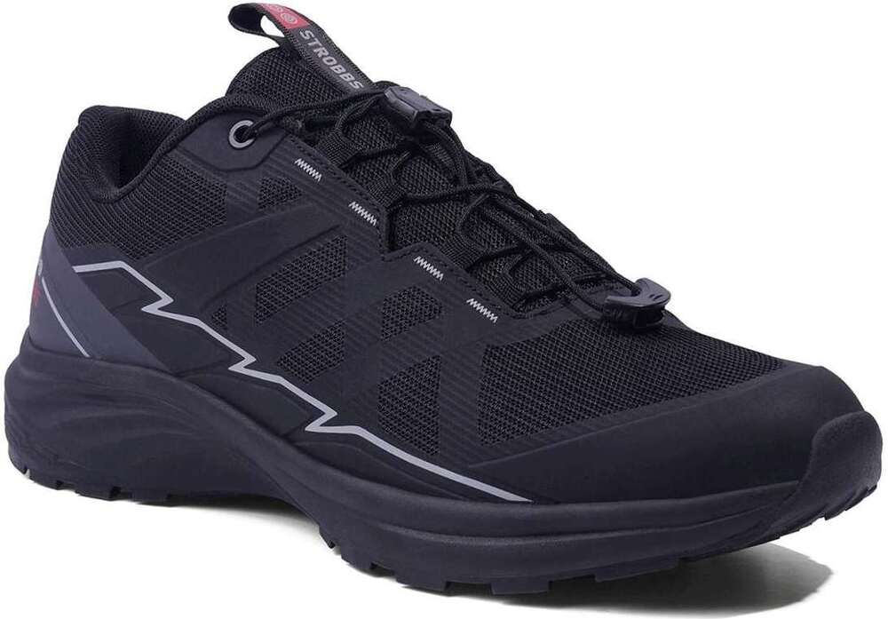 B3557-3 Чёр 40-2,41-2,42-2,43-2 Strobbs П/ботинки Актив.отдых Кроссовки Иск.мат, Текстиль, ЭВА,ТПР В/О Муж