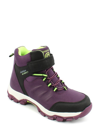 AL 16097 Фиол 32-1,33-1,34-1,35-1,36-1,37-1 Antilopa Ботинки Повсед Оксфорд Иск.мат, Байка/Флис В/О жен