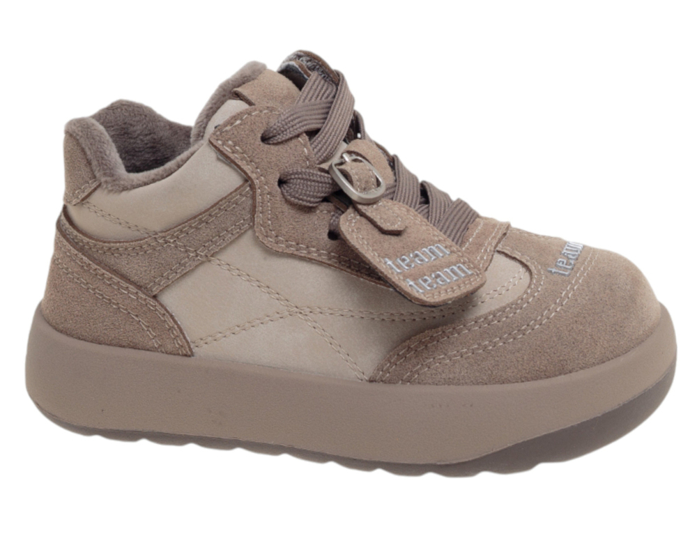 R612795769AP Беж 27-1,28-1,29-1,30-1,31-1,32-1 Сказка Ботинки Повсед Оксфорд Иск.мат, Байка/Флис В/О жен