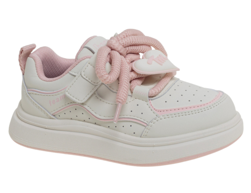 R266513119W/P СКАЗКА Белый/Розовый Девочка Иск.кожа Текстиль 27-32 111111