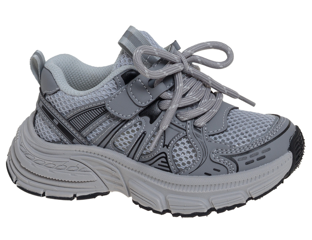 R029313251GR СКАЗКА Серый Мальчик Иск.кожа Текстиль 27-32 111111