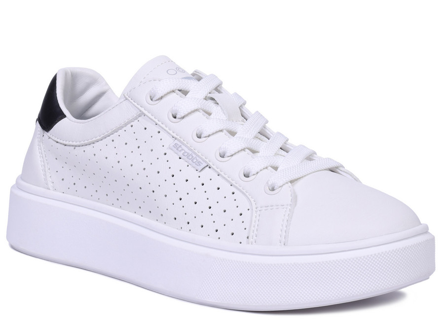 F7757-6 Бел 36-1,37-1,38-2,39-2,40-1,41-1 Strobbs П/ботинки Актив.отдых Кроссовки Иск.мат, Текстиль, Резина В/О жен