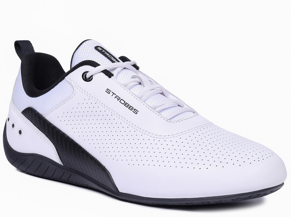 C3923-6 Бел 41-1,42-2,43-2,44-2,45-1 Strobbs П/ботинки Актив.отдых Кроссовки Нат.кожа, Текстиль, Резина В/О Муж