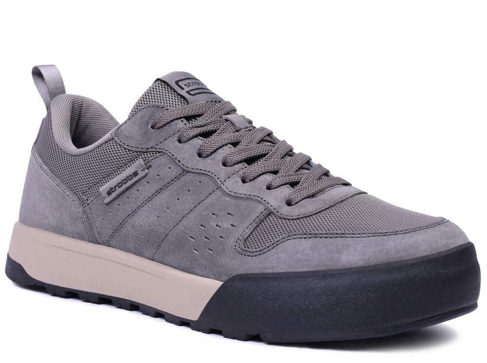 C3865-10 Сер 41-1,42-2,43-2,44-2,45-1 Strobbs П/ботинки Актив.отдых Кроссовки Нат.кожа, Текстиль, ЭВА,Резина В/О Муж