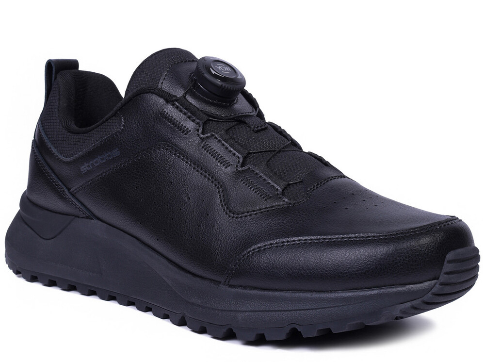 C3877-3 Чёр 41-1,42-2,43-2,44-2,45-1 Strobbs П/ботинки Актив.отдых Кроссовки Нат.кожа, Текстиль, ЭВА,Резина,ТПУ вставка В/О Муж