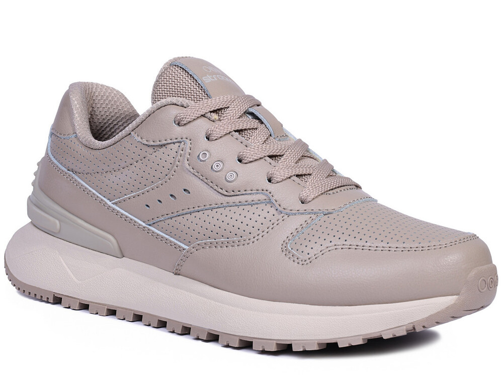 F7570-25 Беж 36-1,37-1,38-2,39-2,40-2 Strobbs П/ботинки Актив.отдых Кроссовки Нат.кожа, Текстиль, ЭВА,ТПР,ТПУ вставка В/О жен