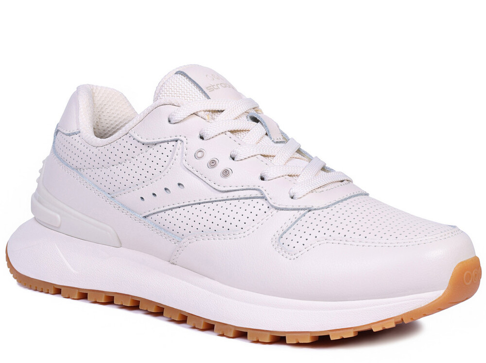 F7570-16 Пудровый 36-1,37-1,38-2,39-2,40-2 Strobbs П/ботинки Актив.отдых Кроссовки Нат.кожа, Текстиль, ЭВА,ТПР,ТПУ вставка В/О жен