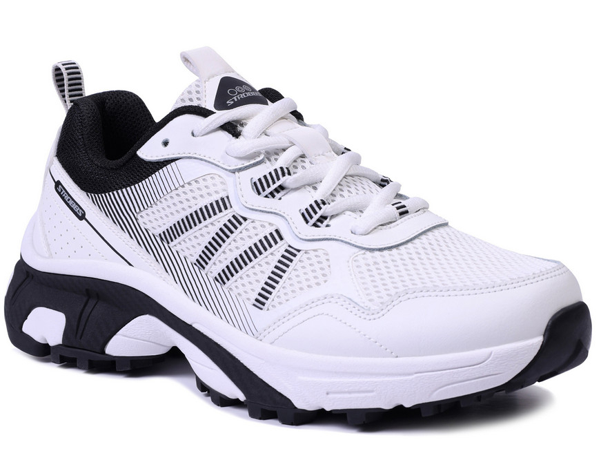 C3894-6 Бел 41-1,42-2,43-2,44-2,45-1 Strobbs П/ботинки Актив.отдых Кроссовки Нат.кожа, Текстиль, ЭВА,Резина,ТПУ вставка В/О Муж