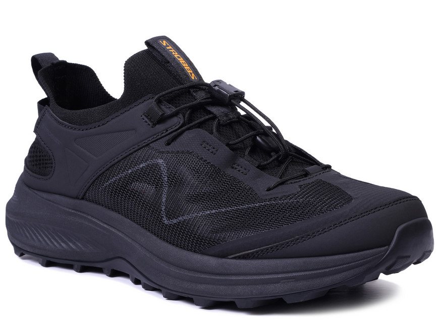 C3892-3 Чёр 40-1,41-2,42-2,43-2,44-1 Strobbs П/ботинки Актив.отдых Кроссовки Текстиль, Текстиль, ЭВА,Резина Лето Муж