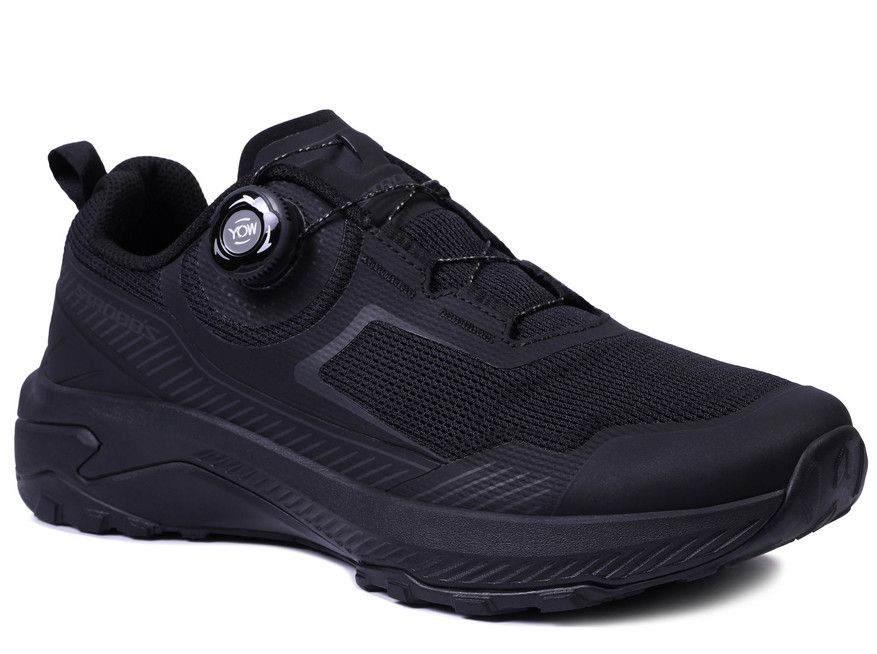 C3912-3 Чёр 41-1,42-2,43-2,44-2,45-1 Strobbs П/ботинки Актив.отдых Кроссовки Текстиль, Текстиль, ЭВА,Резина В/О Муж