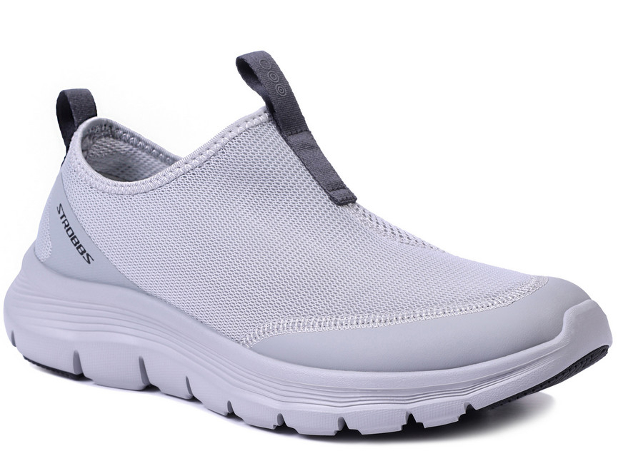 C3913-4 Сер 41-1,42-2,43-2,44-2,45-1 Strobbs П/ботинки Актив.отдых Слипоны Текстиль, Текстиль, ЭВА,Резина Лето Муж