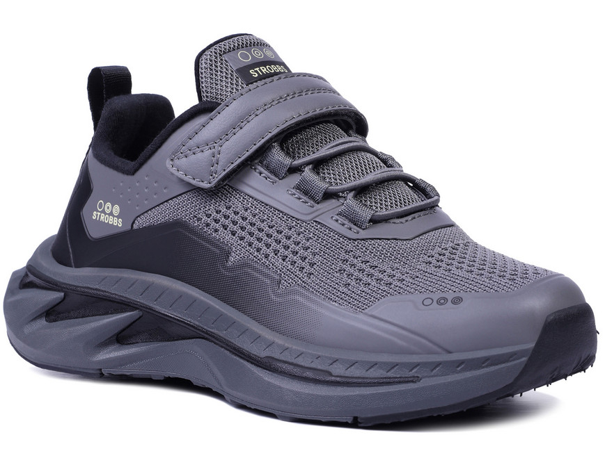 N1801-1 Сер 31-1,32-1,33-2,34-2,35-2 Strobbs П/ботинки Актив.отдых Кроссовки Иск.мат, Текстиль, ЭВА,ТПР В/О Муж