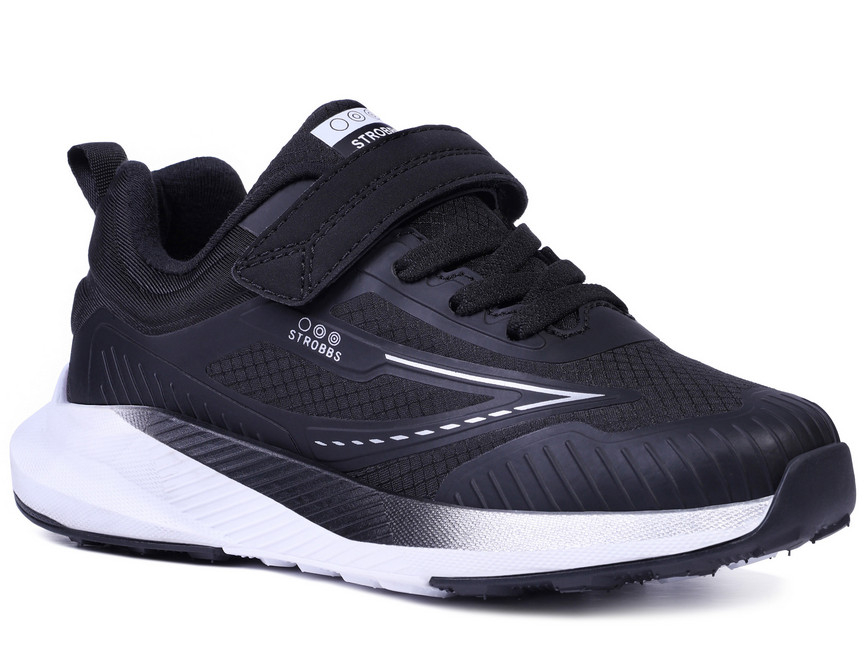 N1799-3 Чёр 31-1,32-1,33-2,34-2,35-2 Strobbs П/ботинки Актив.отдых Кроссовки Текстиль, Текстиль, ЭВА,ТПР В/О Муж