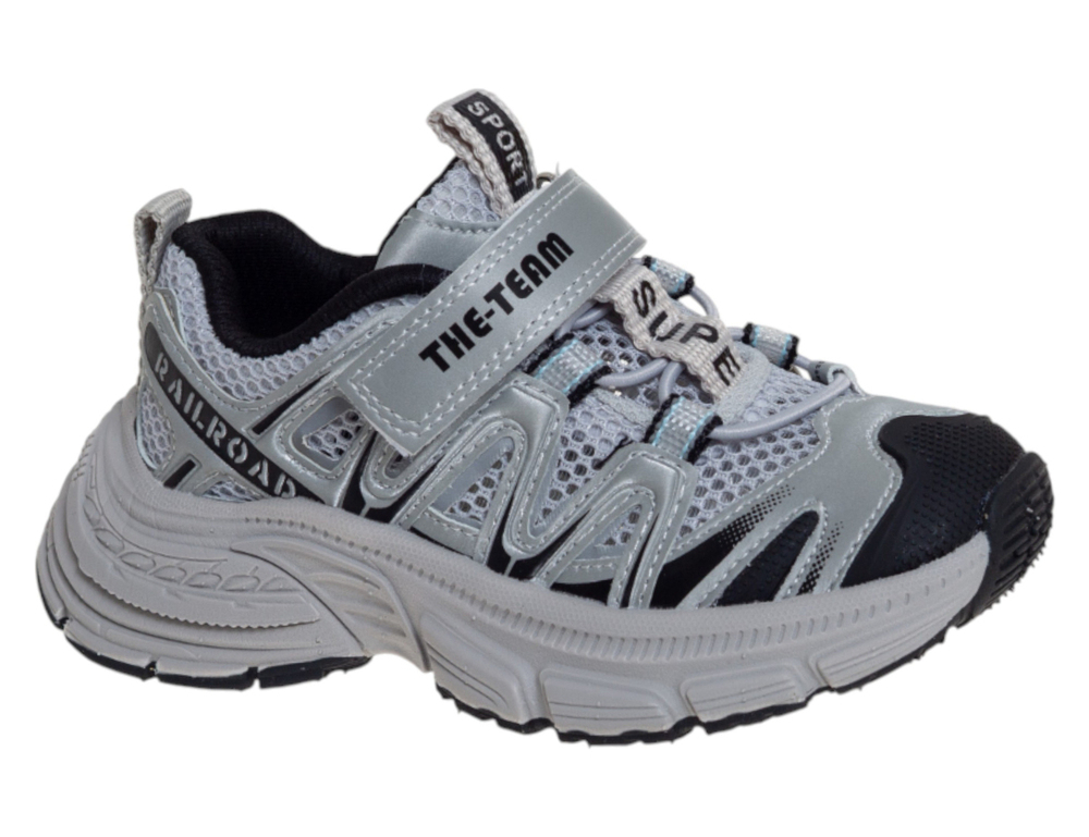 R029313252GR СКАЗКА Серый Мальчик Иск.кожа Текстиль 27-32 111111