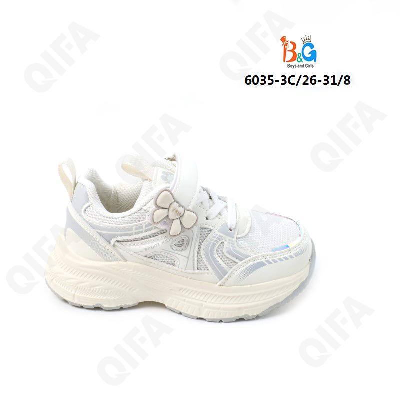 RC51_6035-3C Бел 26-1,27-1,28-2,29-2,30-1,31-1 Boys and Girls П/ботинки Актив.отдых Кроссовки Иск.мат, Текстиль, ЭВА (EVA-Этиленвинилацетат) В/О жен