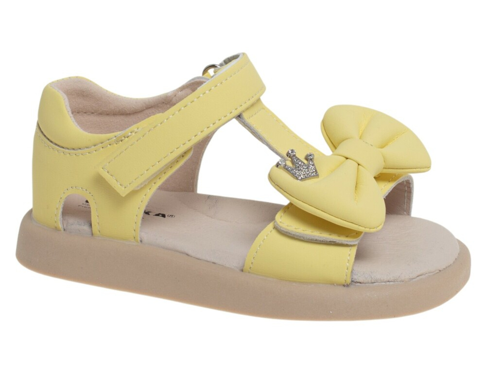 R820310147Y Жёл 22-2,23-2,24-2,25-2,26-2 Сказка Туфли Повсед Сандалеты Иск.мат, Иск.кожа Лето жен