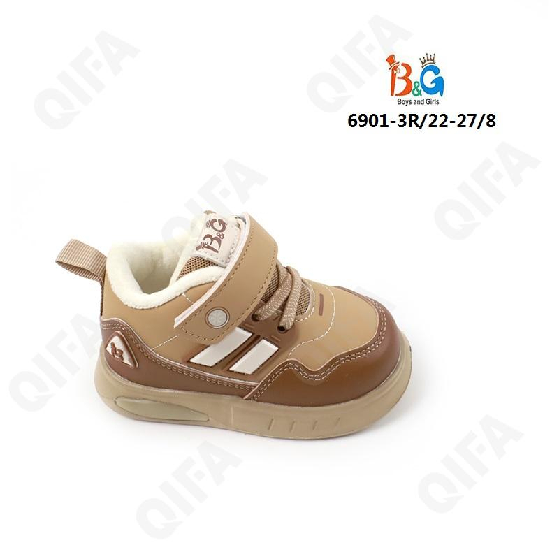 RC51_6901-3L Беж 22-1,23-1,24-2,25-2,26-1,27-1 Boys and Girls П/ботинки Актив.отдых Кроссовки Иск.мат, Текстиль, ЭВА (EVA-Этиленвинилацетат) В/О Муж