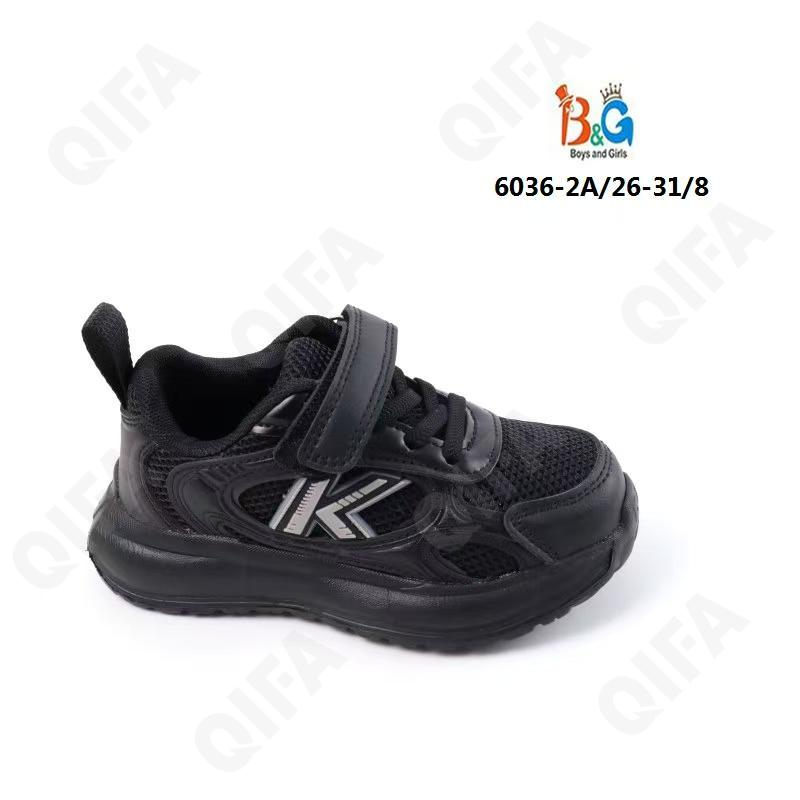 RC51_6036_M-2A Чёр 26-1,27-1,28-2,29-2,30-1,31-1 Boys and Girls П/ботинки Актив.отдых Кроссовки Иск.мат, Текстиль, ЭВА (EVA-Этиленвинилацетат) В/О Муж