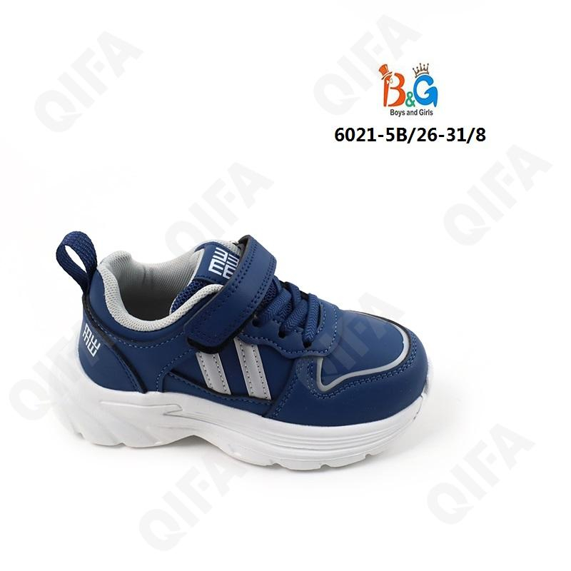 RC51_6021-5B Син 26-1,27-1,28-2,29-2,30-1,31-1 Boys and Girls П/ботинки Актив.отдых Кроссовки Иск.мат, Текстиль, ЭВА (EVA-Этиленвинилацетат) В/О Муж