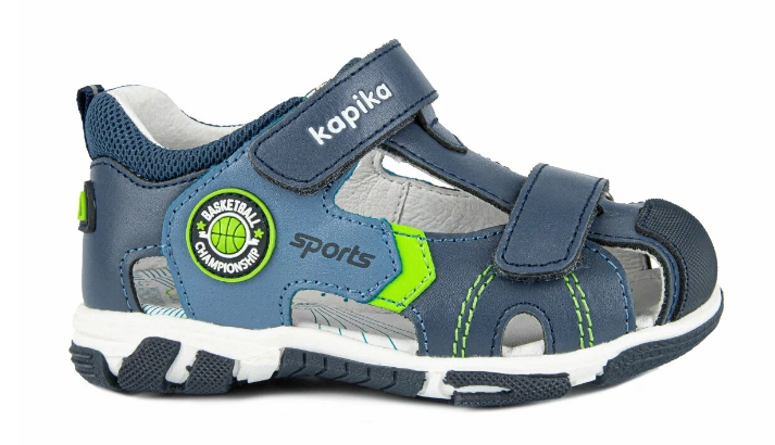 31839-1 Син 23-1,24-1,25-1,26-1,27-1 Kapika П/ботинки Повсед Сандалеты Нат.кожа, Кожподклад, ТЭП (термоэластопласт) Лето Муж