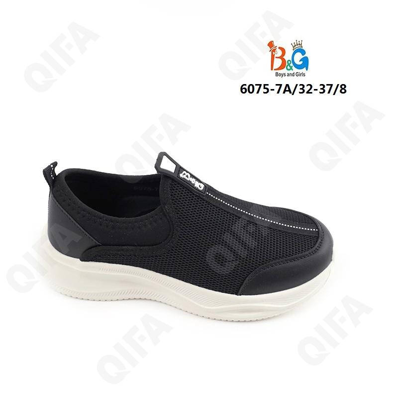 RC51_6075-7A Чёр 32-1,33-1,34-2,35-2,36-1,37-1 Boys and Girls П/ботинки Актив.отдых Слипоны Текстиль, Текстиль, ЭВА (EVA-Этиленвинилацетат) Лето Муж