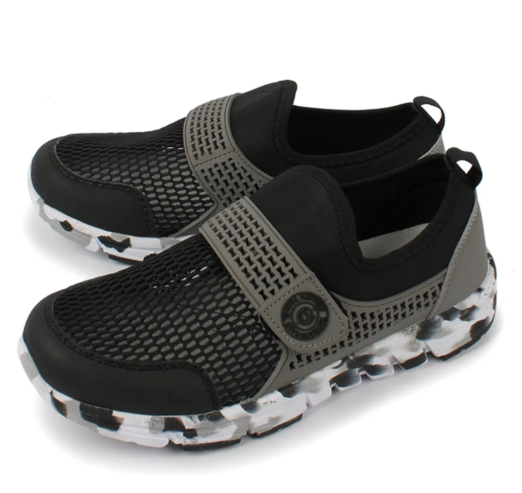 AL 9177 Чёр 35-1,36-1,37-1,38-1,39-1,40-1 Antilopa П/ботинки Актив.отдых Слипоны Текстиль, Без подклада Лето Муж