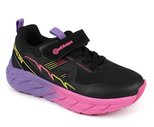 AL 17277 Чёр 31-1,32-1,33-1,34-1,35-1,36-1 Antilopa П/ботинки Актив.отдых Кроссовки Softshell, Текстиль В/О жен