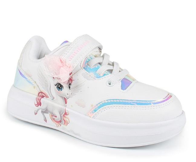 AL 17293 Бел 27-1,28-1,29-1,30-1,31-1,32-1 Antilopa П/ботинки Актив.отдых Кроссовки Иск.мат, Текстиль В/О жен