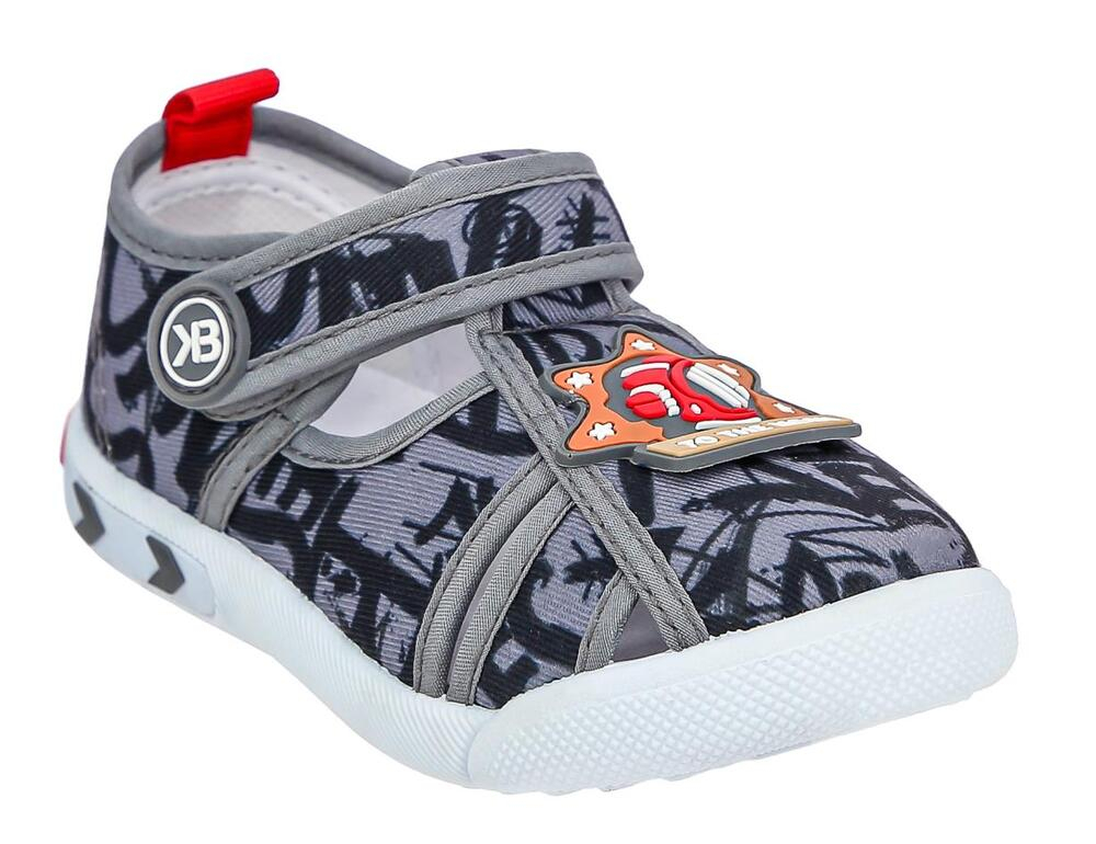 ABE_1029-1_grey 23-1,24-1,25-1,26-1,27-1 Kedberry П/ботинки Повсед Сандалеты Текстиль, Текстиль, Текстиль(80% хлопок, 20% ПЭ) Лето Муж