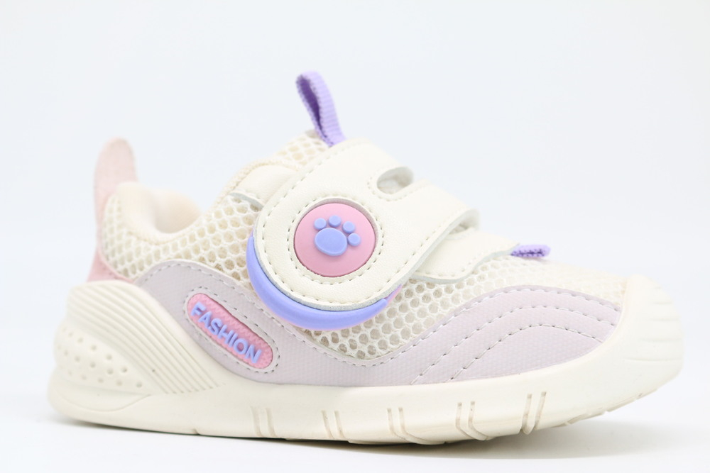 10248н-2 бежевый-сиреневый 19-1,20-1,21-2,22-1 Kapika П/ботинки Актив.отдых Кроссовки Иск.мат, Текстиль, Резина В/О жен