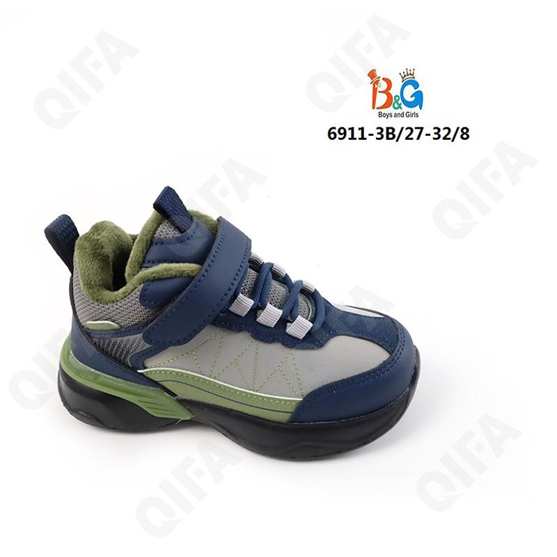 RC51_6911-3B Син 27-1,28-1,29-2,30-2,31-1,32-1 Boys and Girls Ботинки Актив.отдых Кроссовки Иск.мат, Текстиль, ЭВА (EVA-Этиленвинилацетат) В/О Муж