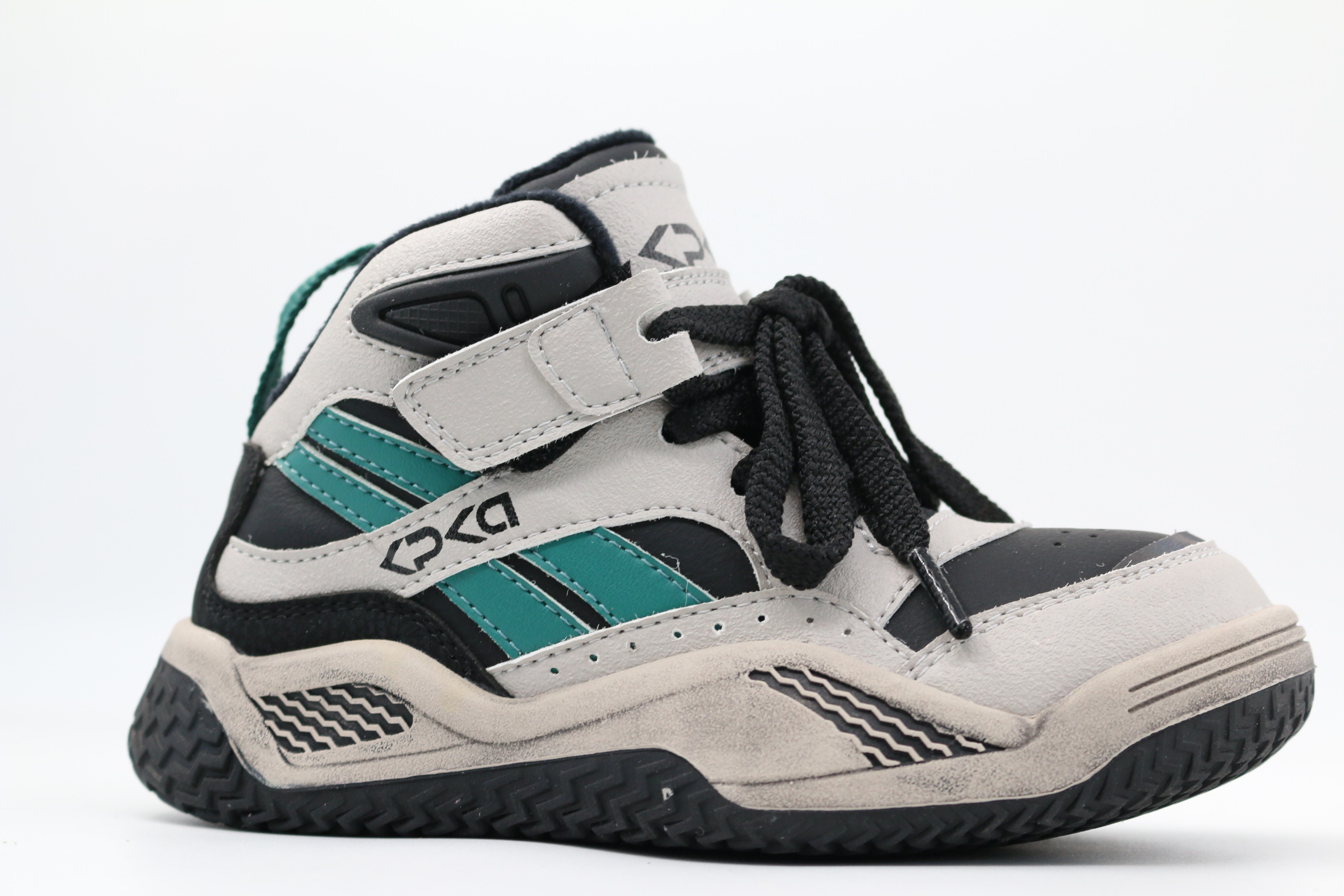 52640уп-1 серый-черный 28-1,29-1,30-1,31-1,32-1 Kapika Ботинки Актив.отдых Кроссовки Иск.мат, Байка/Флис, Резина В/О Муж