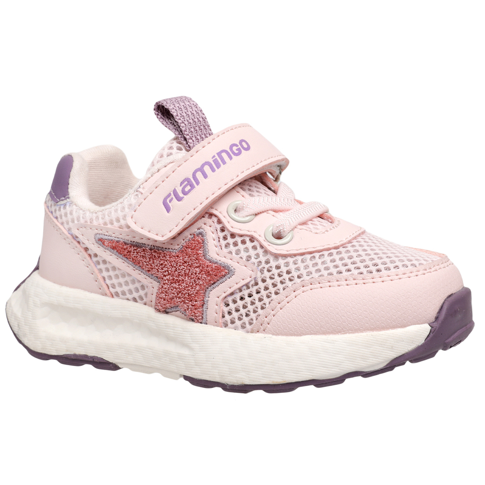 261K-Z48-6573 23-2,24-2,25-2,26-2,27-2 Flamingo П/ботинки Повсед Кроссовки Иск.мат, Текстиль, ЭВА/ТЭП Лето жен