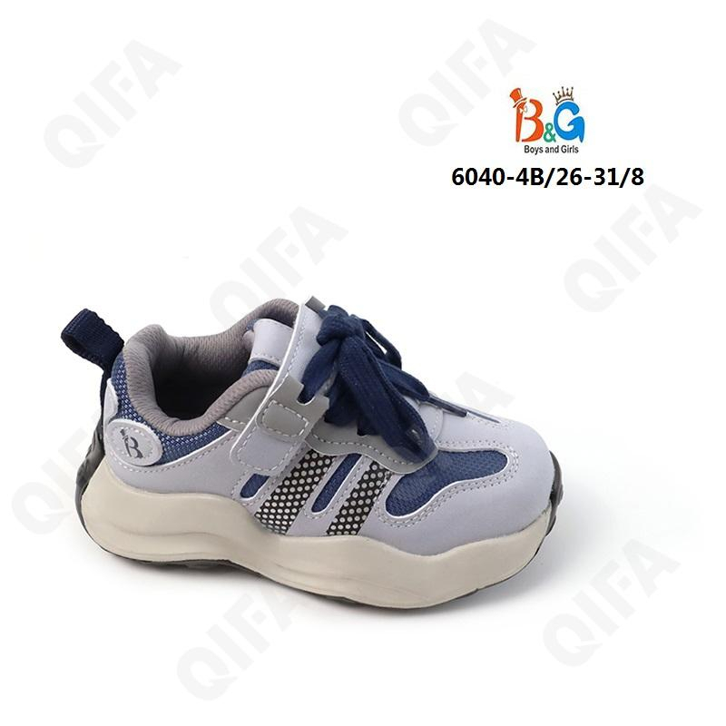 RC51_6040-4B Син 26-1,27-1,28-2,29-2,30-1,31-1 Boys and Girls П/ботинки Актив.отдых Кроссовки Иск.мат, Текстиль, ЭВА (EVA-Этиленвинилацетат) В/О Муж