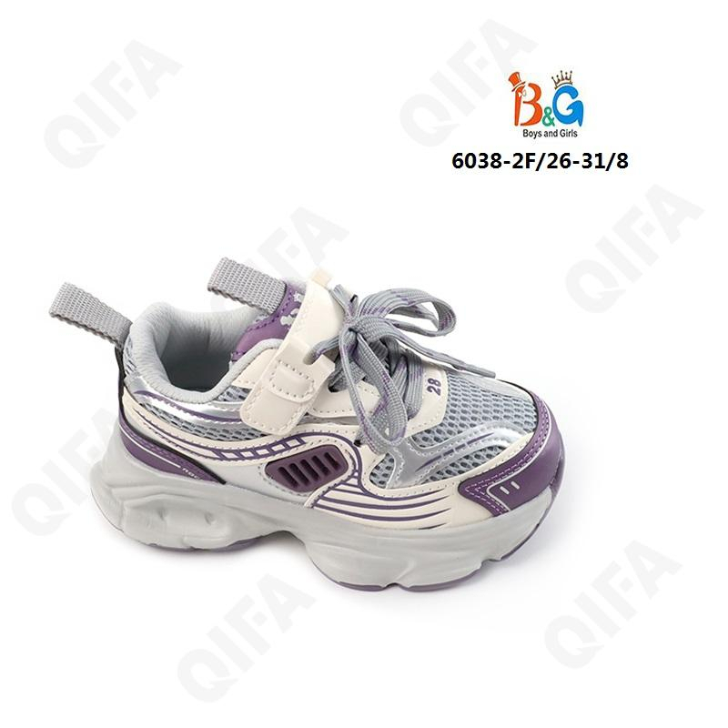 RC51_6038-2F Фиол 26-1,27-1,28-2,29-2,30-1,31-1 Boys and Girls П/ботинки Актив.отдых Кроссовки Иск.мат, Текстиль, ЭВА (EVA-Этиленвинилацетат) В/О жен