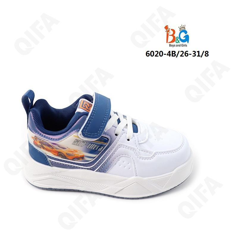 RC51_6020-4B Син 26-1,27-1,28-2,29-2,30-1,31-1 Boys and Girls П/ботинки Актив.отдых Кроссовки Иск.мат, Текстиль, ЭВА (EVA-Этиленвинилацетат) В/О Муж