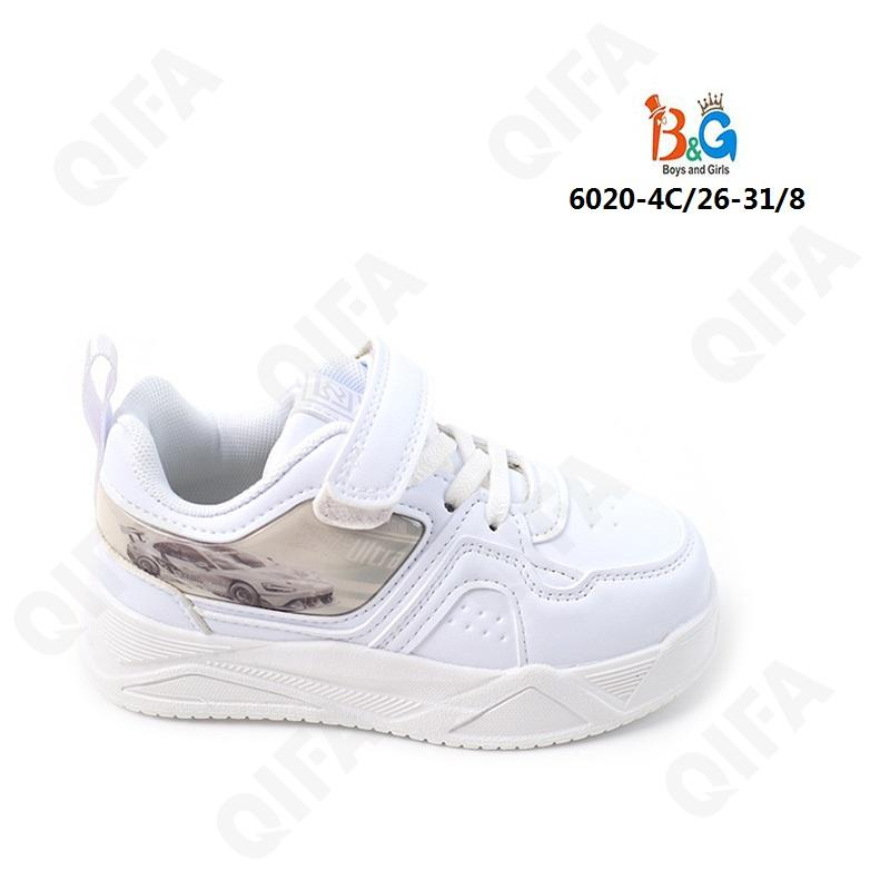 RC51_6020-4C Бел 26-1,27-1,28-2,29-2,30-1,31-1 Boys and Girls П/ботинки Актив.отдых Кроссовки Иск.мат, Текстиль, ЭВА (EVA-Этиленвинилацетат) В/О Муж