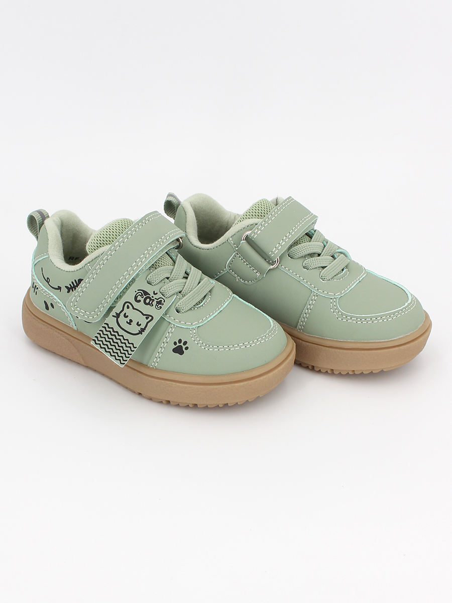 RF-26-021 шалфей 22-2,23-2,24-2,25-2,26-2,27-2 Top Tally П/ботинки Актив.отдых Кроссовки Иск.мат, Текстиль, ТПР В/О жен