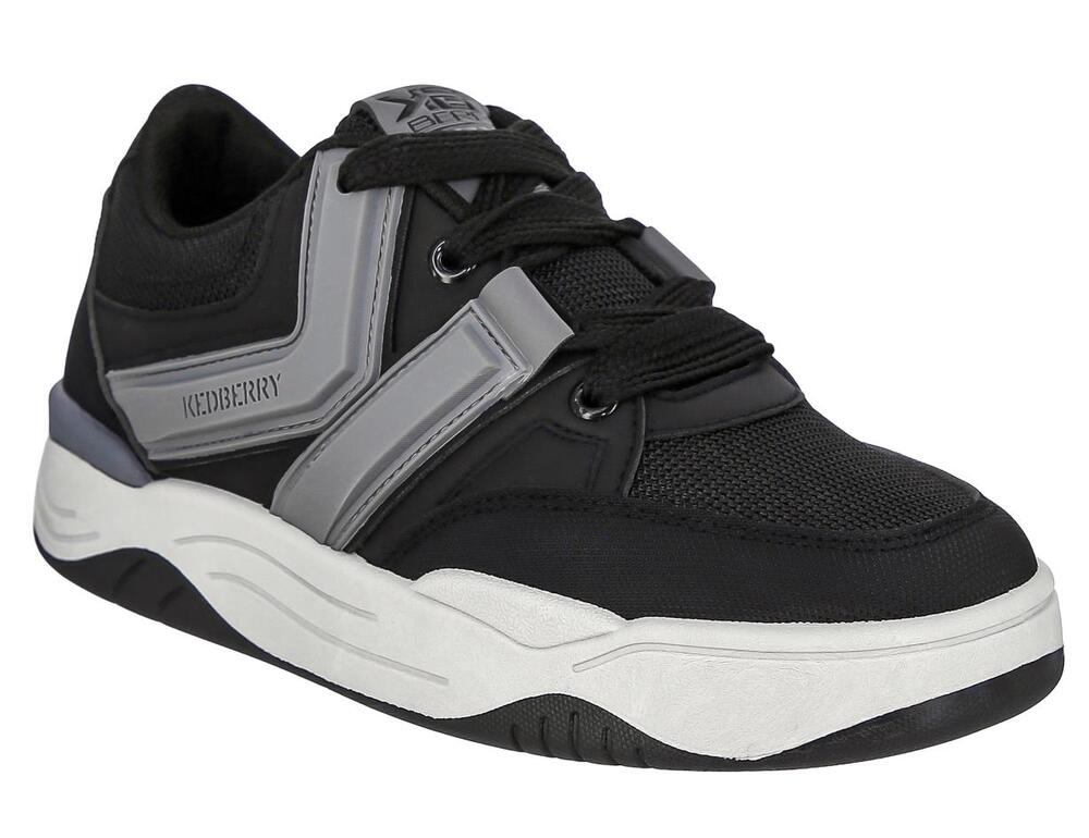 BMT_2506-01_black 36-1,37-1,38-1,39-1,40-1,41-1 Kenka П/ботинки Актив.отдых Кроссовки Иск.мат, Текстиль, Текстиль(100% ПЭ) В/О Муж