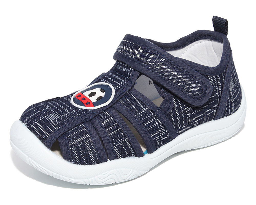 A18225 Т.син 25-2,26-2,27-2,28-2,29-2,30-2 Капитошка П/ботинки Повсед Сандалеты Текстиль, Текстиль, ПВХ Лето Муж