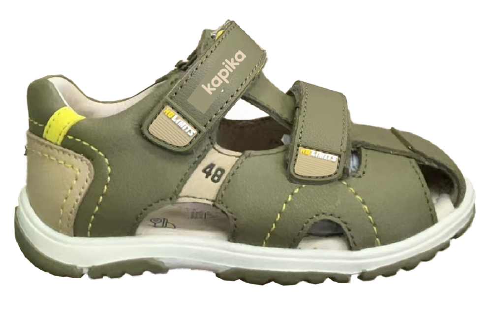 31937-2 хаки 21-1,22-1,23-1,24-1,25-1 Kapika П/ботинки Повсед Сандалеты Нат.кожа, Кожподклад, ТЭП (термоэластопласт) Лето Муж