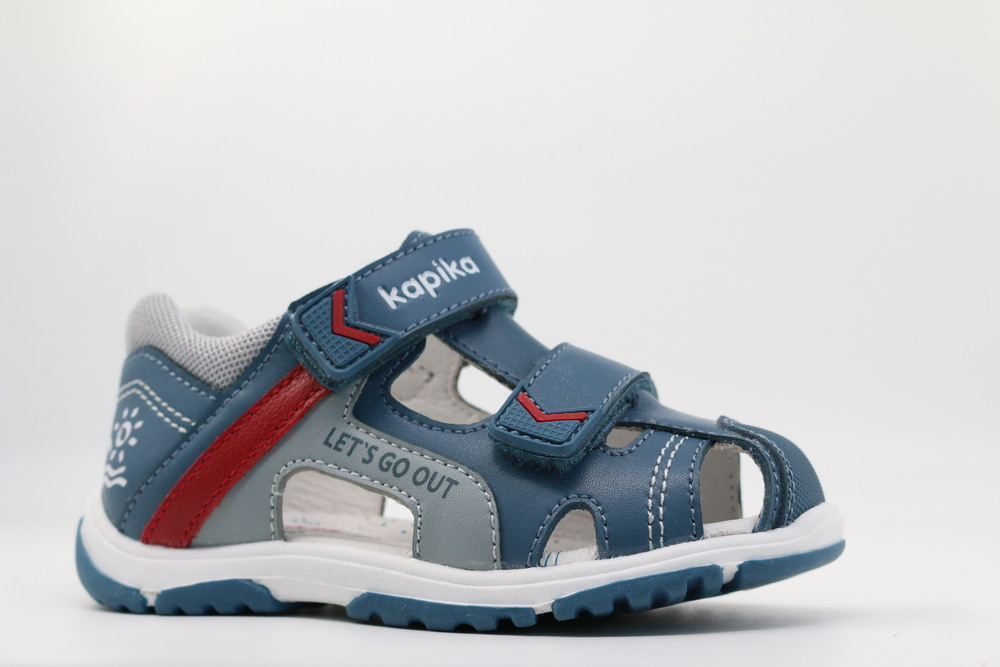 31878-1 Син 23-1,24-1,25-1,26-1,27-1 Kapika П/ботинки Повсед Сандалеты Нат.кожа, Кожподклад, ТЭП (термоэластопласт) Лето Муж