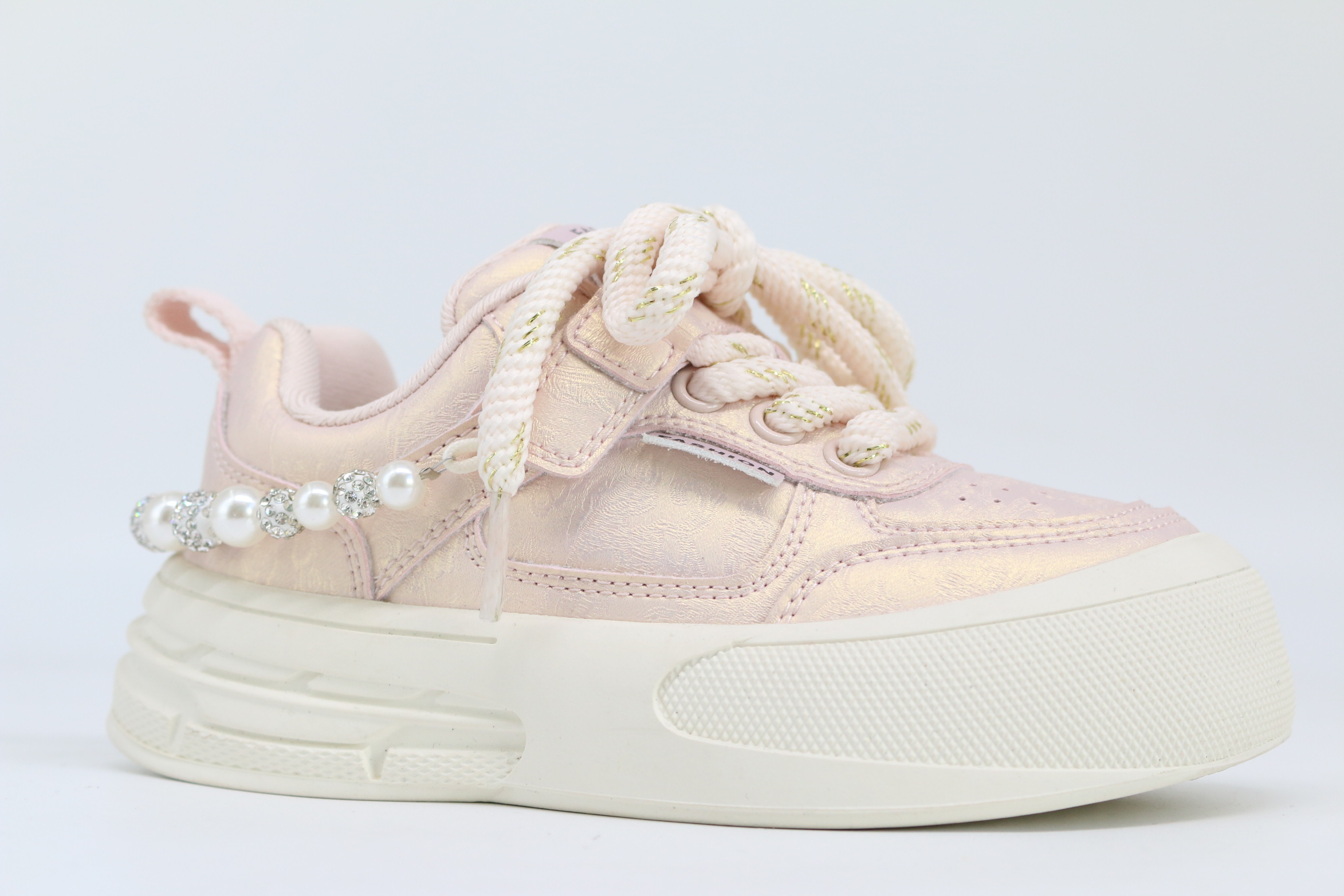 721199-1 Роз 28-1,29-1,30-1,31-1,32-1 Kapika П/ботинки Повсед Кроссовки Иск.мат, Текстиль, Резина В/О жен