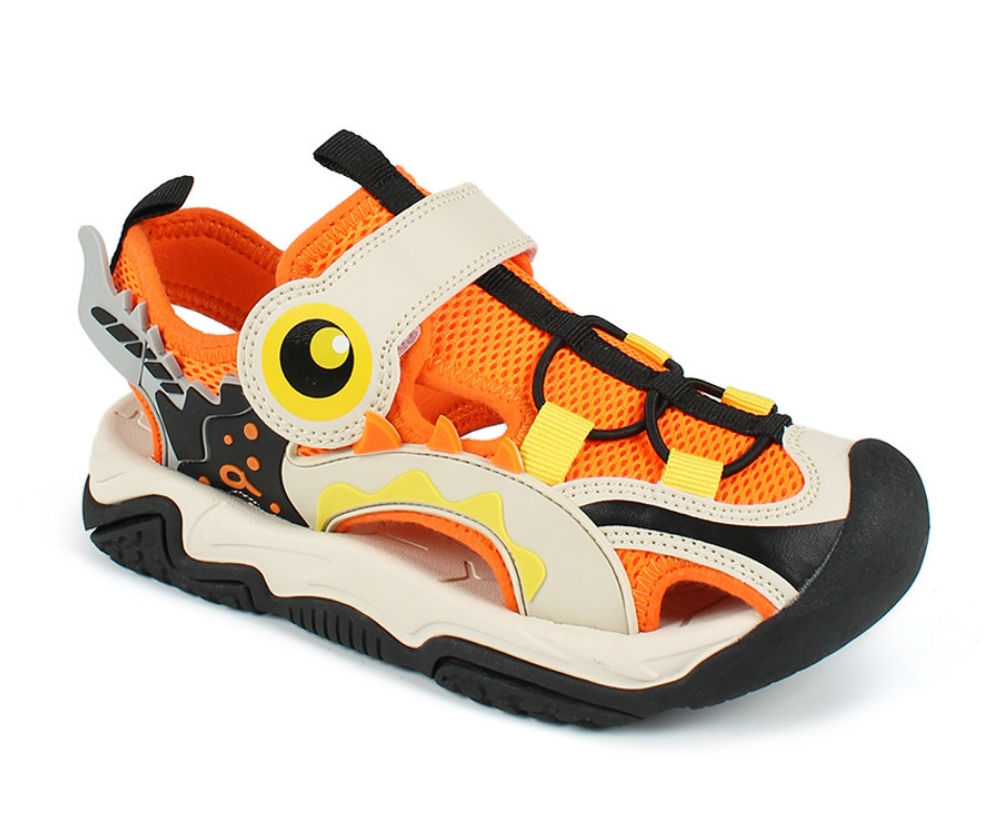 AL 10111-3 Оранж 27-1,28-1,29-1,30-1,31-1,32-1 Antilopa Туфли Актив.отдых Сандалеты Текстиль, Текстиль Лето Муж