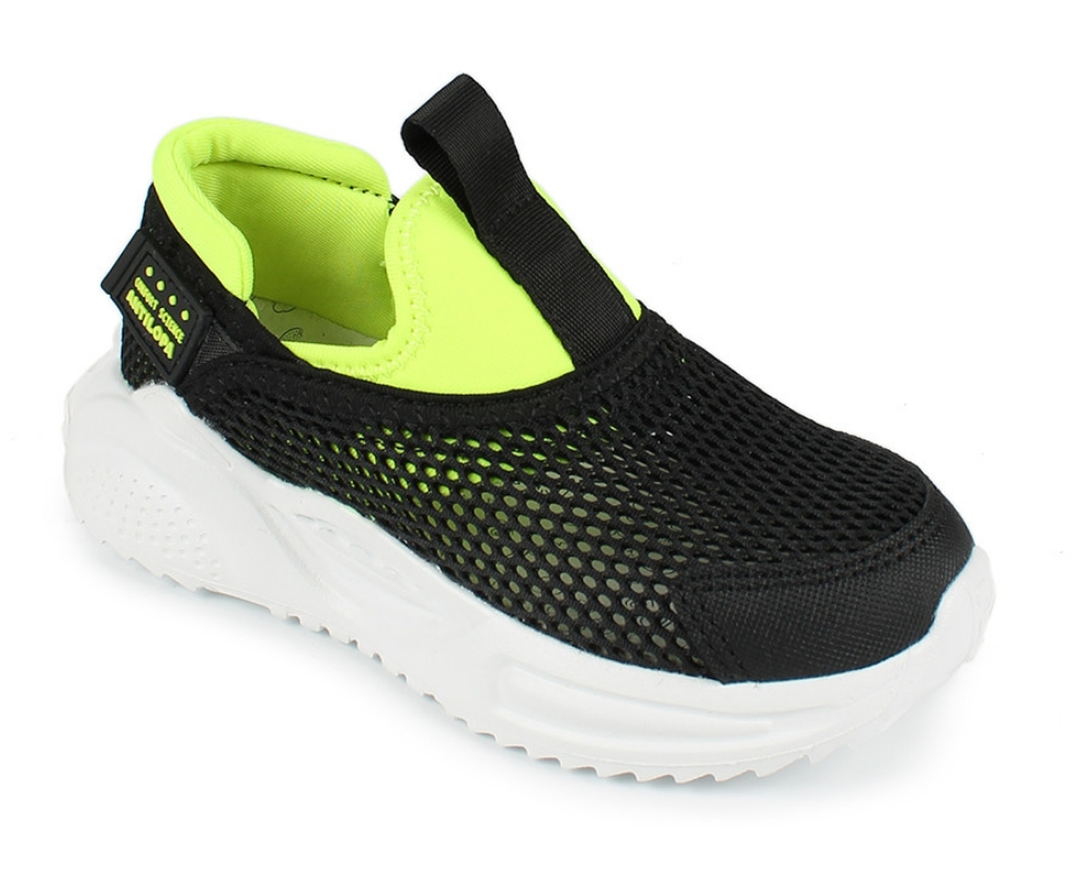 AL 17400 Чёр 27-1,28-1,29-1,30-1,31-1,32-1 Antilopa П/ботинки Актив.отдых Слипоны Текстиль, Без подклада Лето Муж